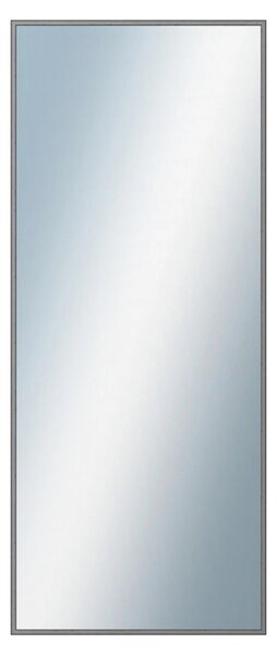 DANTIK - Zrkadlo v rámu, rozmer s rámom 50x120 cm z lišty Hliník šedá drásaná (7269223)
