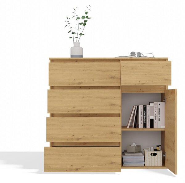 TP Living Komoda Malwa 1D5S 100 cm dub Artisan