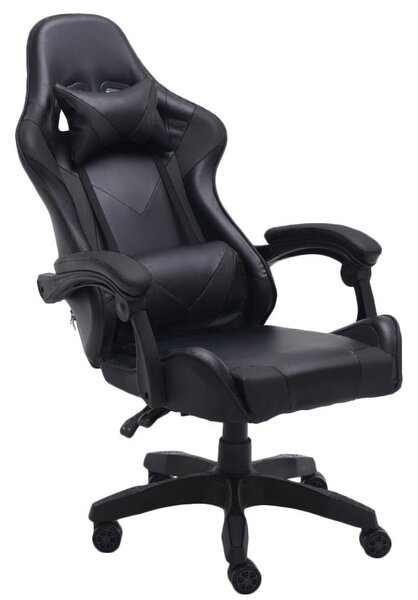 TP Living Rohový psací stůl Dany dub Artisan/antracit s herním křeslem Remus černým