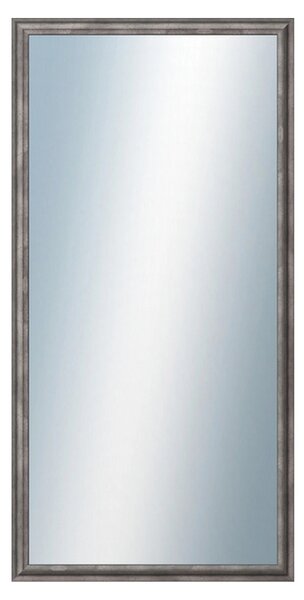 DANTIK - Zrkadlo v rámu, rozmer s rámom 50x100 cm z lišty TRITON cín (2146)