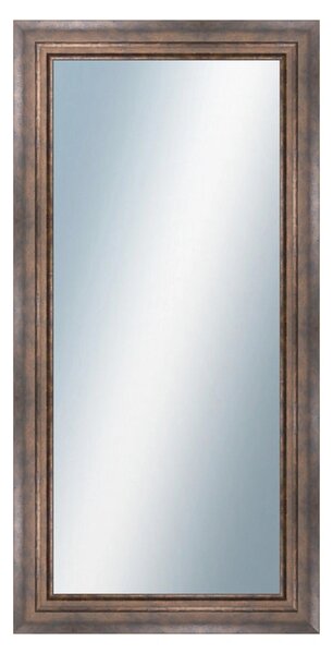 DANTIK - Zrkadlo v rámu, rozmer s rámom 50x100 cm z lišty TRITON široký meď (2951)