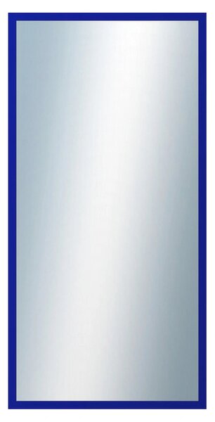 DANTIK - Zrkadlo v rámu, rozmer s rámom 50x100 cm z lišty PERLA modrá lesklá (2877)