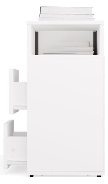 TP Living Noční stolek York 27 cm bílý