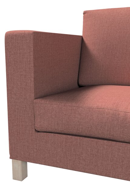 Poťah na sedačku Karlanda (pre 3 osoby,nerozkladacia,krátky) farba produktu hnedá látka zapletaná