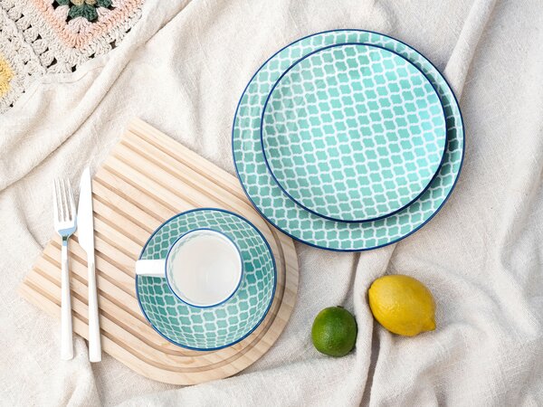 KOMBINOVANÝ SERVIS 16-dielne kamenina Creatable - Online Only bytové doplnky, Online Only