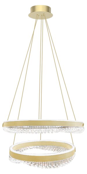 Závesné LED svietidlo Preciosa, 2x LED 85w, 4000k, g