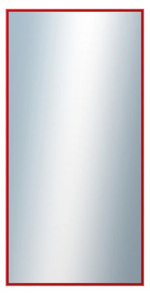 DANTIK - Zrkadlo v rámu, rozmer s rámom 50x100 cm z lišty Hliník červená (7269210)