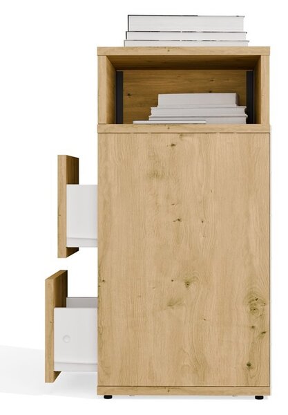 TP Living Noční stolek York 27 cm dub Artisan