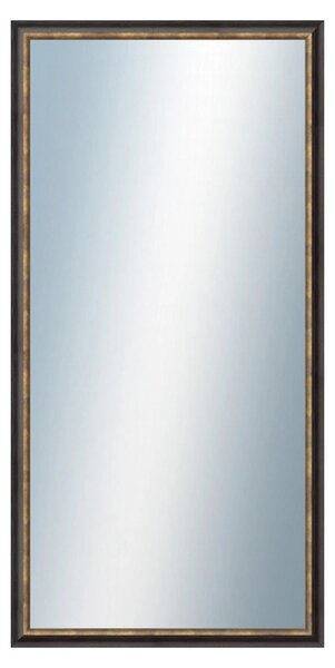 DANTIK - Zrkadlo v rámu, rozmer s rámom 50x100 cm z lišty TRITON čierna (2139)