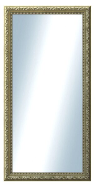 DANTIK - Zrkadlo v rámu, rozmer s rámom 50x100 cm z lišty HONEST Au vysoká malá (3153)