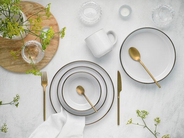 KOMBINOVANÝ SERVIS 10-dielne kamenina Creatable - Online Only bytové doplnky, Online Only