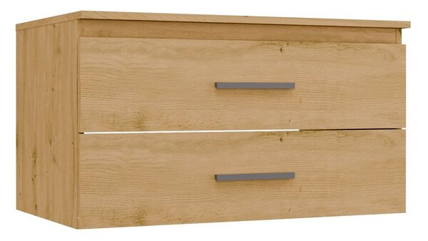 TP Living Závěsná skříňka pod umyvadlo s deskou Nel 2S 80 cm dub Artisan