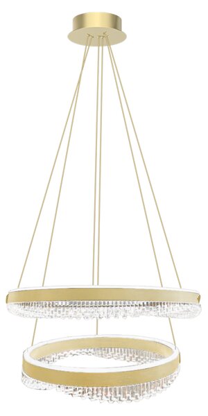 Závesné LED svietidlo Preciosa, 2x LED 85w, 4000k, g