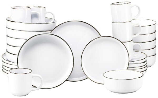 KOMBINOVANÝ SERVIS 30-dielne kamenina Creatable - Online Only bytové doplnky, Online Only