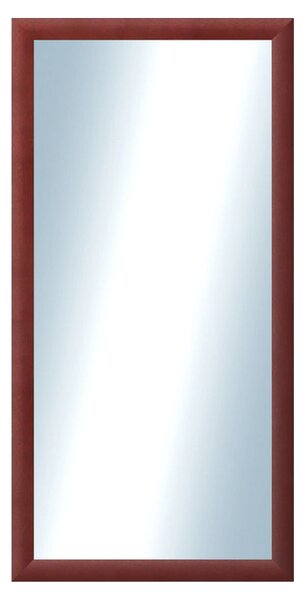 DANTIK - Zrkadlo v rámu, rozmer s rámom 50x100 cm z lišty LEDVINKA vínová (1445)