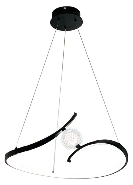 Závesné LED svietidlo Perla, 1x LED 34w, 4000k, b