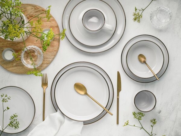 KOMBINOVANÝ SERVIS 30-dielne kamenina Creatable - Online Only bytové doplnky, Online Only