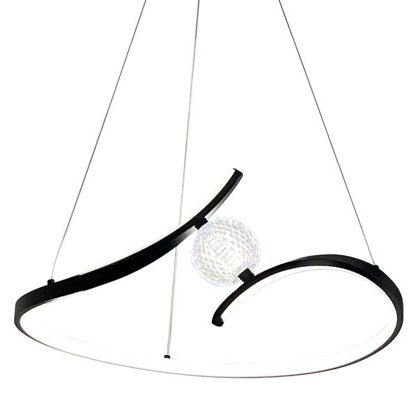 Závesné LED svietidlo Perla, 1x LED 34w, 4000k, b