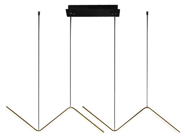 Závesné LED svietidlo Verte, 2x LED 22w, 4000k, g/b