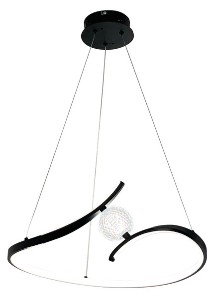 Závesné LED svietidlo Perla, 1x LED 34w, 4000k, b