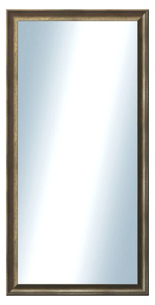 DANTIK - Zrkadlo v rámu, rozmer s rámom 50x100 cm z lišty Ferrosa bronzová (3143)