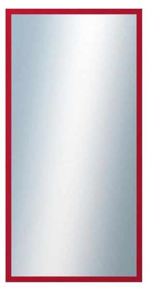 DANTIK - Zrkadlo v rámu, rozmer s rámom 50x100 cm z lišty PERLA červená lesklá (2878)