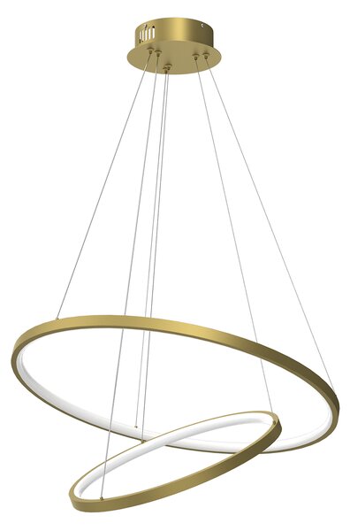 Závesné LED svietidlo Hoop, 2x LED 51w, 4000k, g