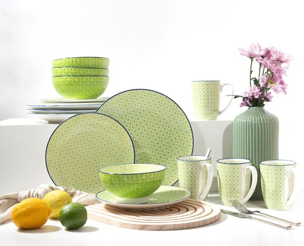 KOMBINOVANÝ SERVIS 16-dielne kamenina Creatable - Online Only bytové doplnky, Online Only