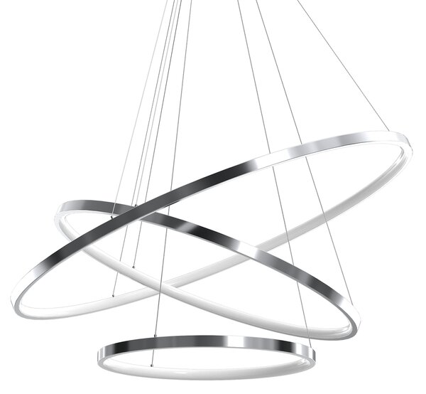 Závesné LED svietidlo Hoop, 3x LED 93w, 4000k, ch