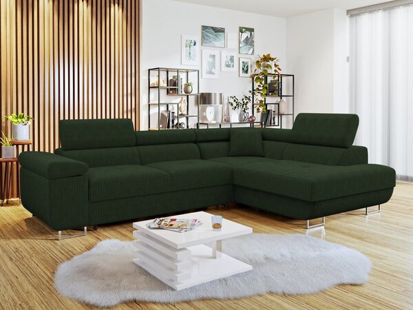 Mirjan24 Rohová sedacia súprava Torezio, Dostupné poťahy: Poso 100, Strana: pravá 5903211256639