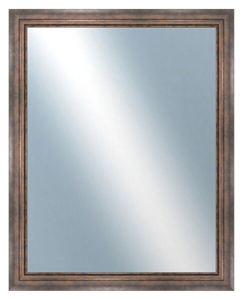 DANTIK - Zrkadlo v rámu, rozmer s rámom 80x100 cm z lišty TRITON široký meď (2951)