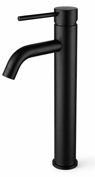 Ak furniture Vysoká umyvadlová baterie VERTI matná černá