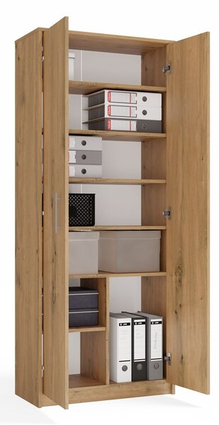TP Living Kancelárska knižnica OLIV 2D dub Artisan