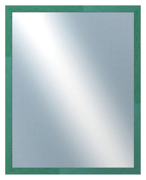 DANTIK - Zrkadlo v rámu, rozmer s rámom 80x100 cm z lišty RETRO zelená (2535)