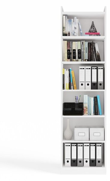 TP Living Kancelářský regál Rimini 50 cm bílý