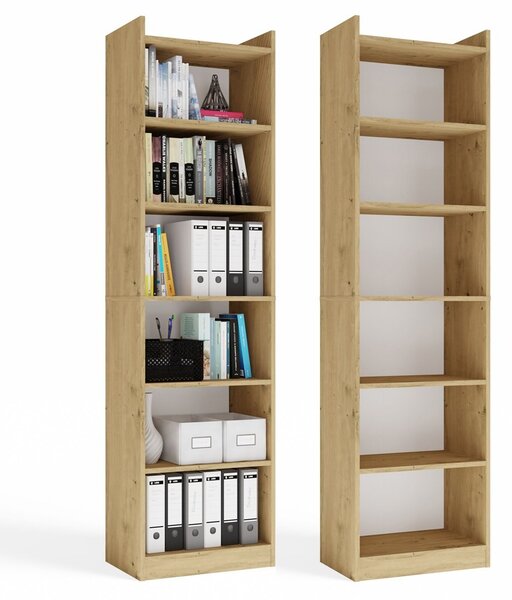 TP Living Kancelářský regál Rimini 50 cm dub Artisan