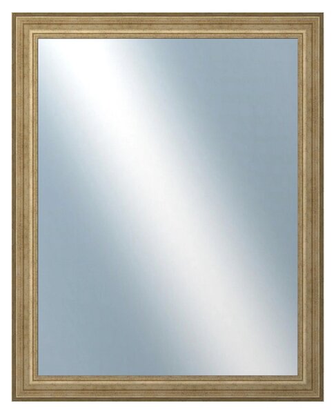 DANTIK - Zrkadlo v rámu, rozmer s rámom 80x100 cm z lišty HRAD strieborná patina (2823)