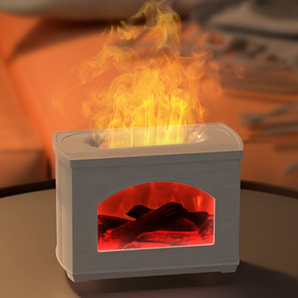 Aróma difuzer Fireplace Flame biela