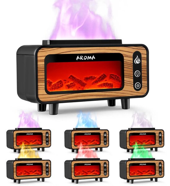 Aróma difuzer Fireplace čierny