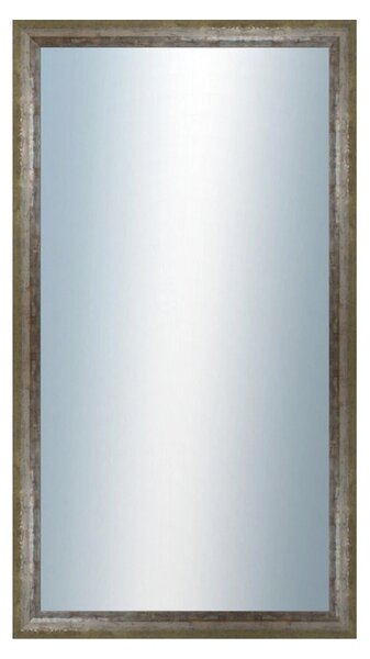 DANTIK - Zrkadlo v rámu, rozmer s rámom 50x90 cm z lišty NEVIS zelená (3054)
