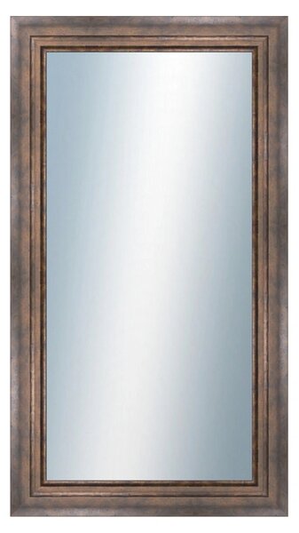 DANTIK - Zrkadlo v rámu, rozmer s rámom 50x90 cm z lišty TRITON široký meď (2951)