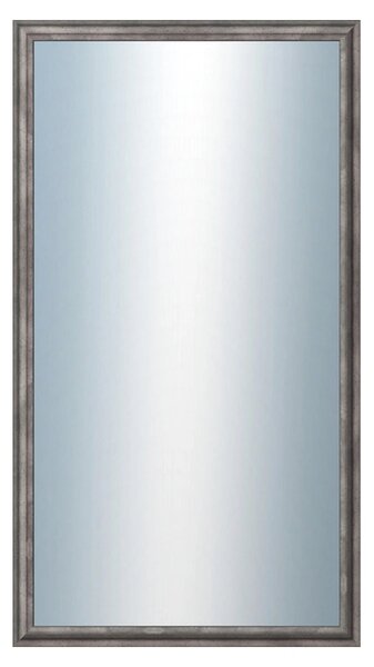 DANTIK - Zrkadlo v rámu, rozmer s rámom 50x90 cm z lišty TRITON cín (2146)