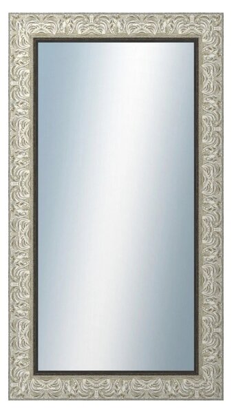 DANTIK - Zrkadlo v rámu, rozmer s rámom 50x90 cm z lišty PRAHA strieborná (2751)