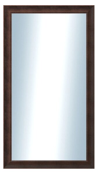 DANTIK - Zrkadlo v rámu, rozmer s rámom 50x90 cm z lišty KOSTELNÍ malá hnedá (3165)