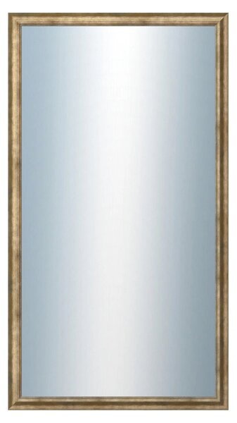 DANTIK - Zrkadlo v rámu, rozmer s rámom 50x90 cm z lišty TRITON biely bronz (2140)
