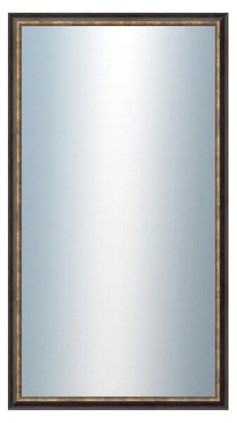 DANTIK - Zrkadlo v rámu, rozmer s rámom 50x90 cm z lišty TRITON čierna (2139)