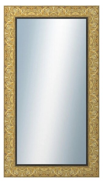 DANTIK - Zrkadlo v rámu, rozmer s rámom 50x90 cm z lišty PRAHA zlatá (2752)