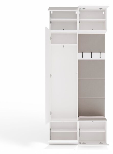 TP Living Předsíňová stěna Haga 1Sz1W 100 cm bílá