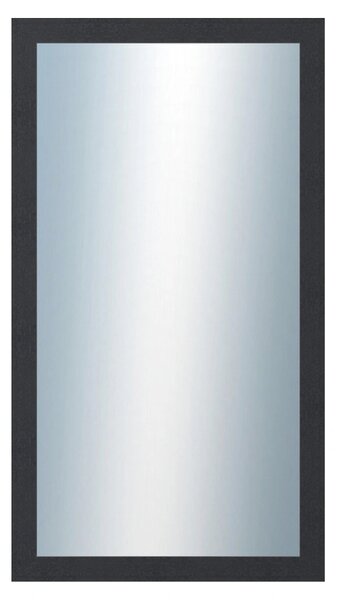 DANTIK - Zrkadlo v rámu, rozmer s rámom 50x90 cm z lišty 4020 čierna (2769)