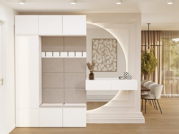TP Living Předsíňová stěna Haga 1Sz2W 150 cm bílá
